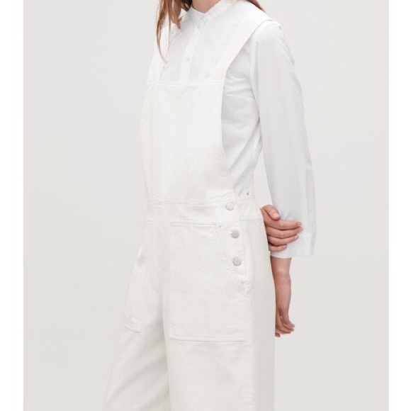 cos white jumpsuit